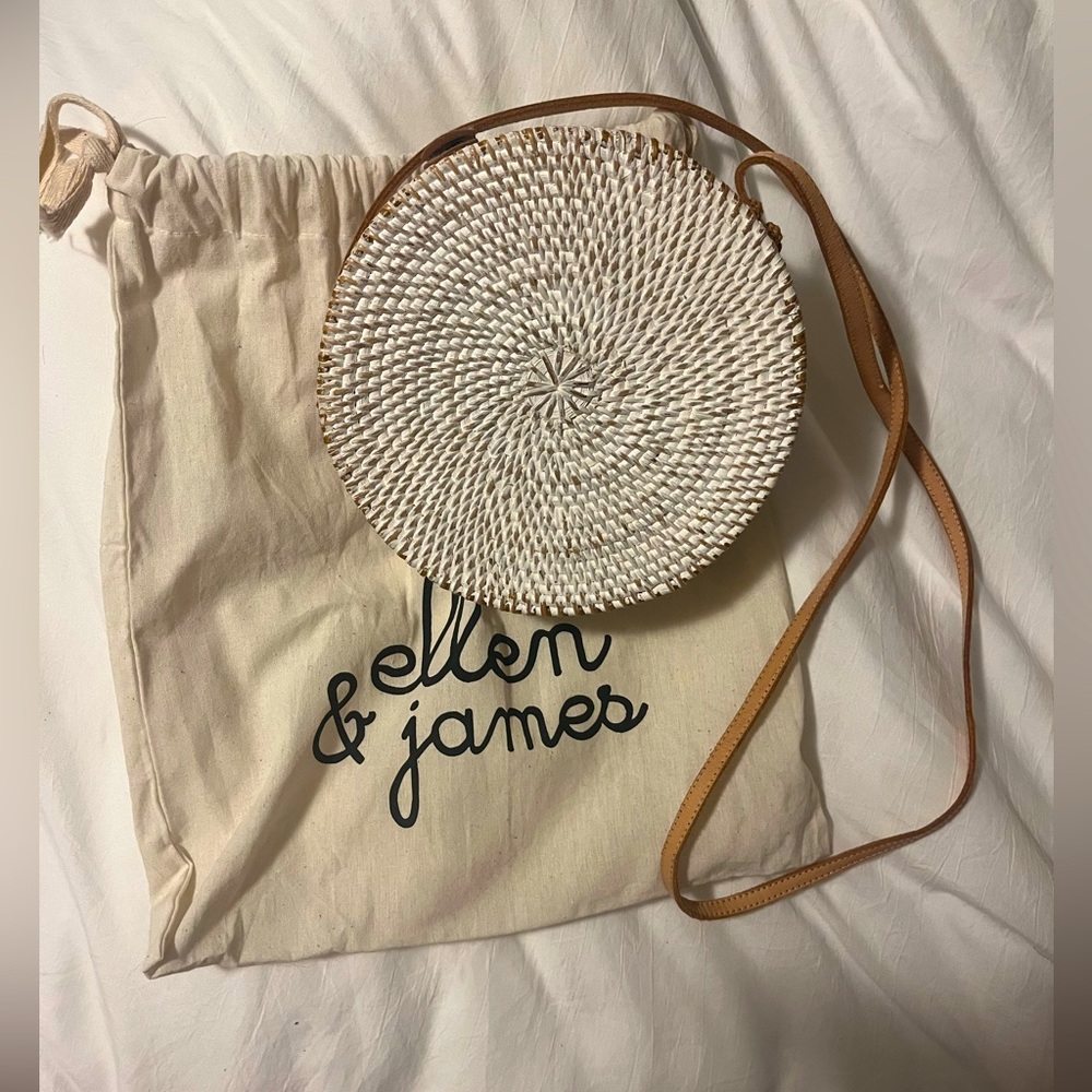 Ella & James Rattan Crossbody Bag